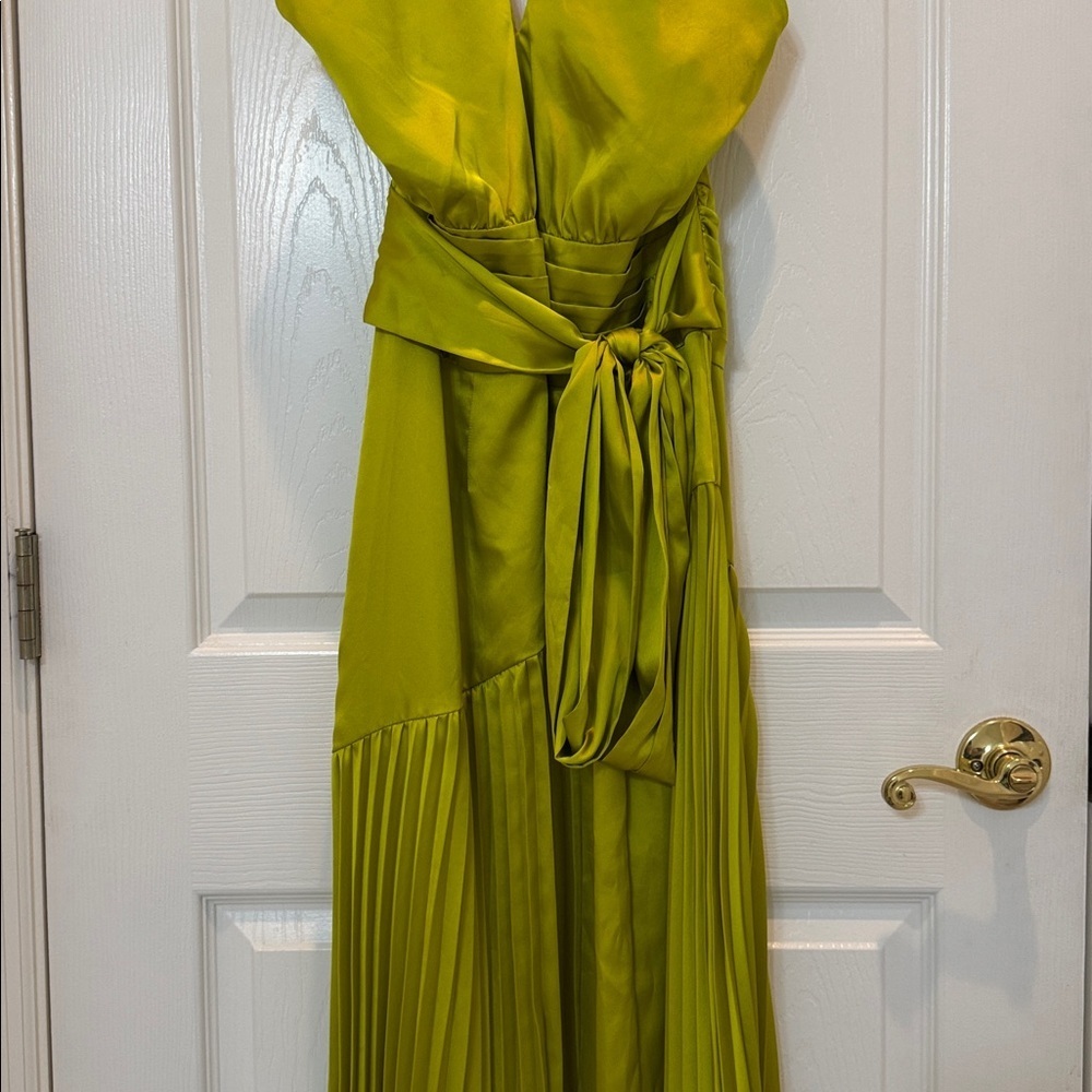 Amur Dixon Halter Dress Citrine Green Size 8 NWT - Picture 11 of 16